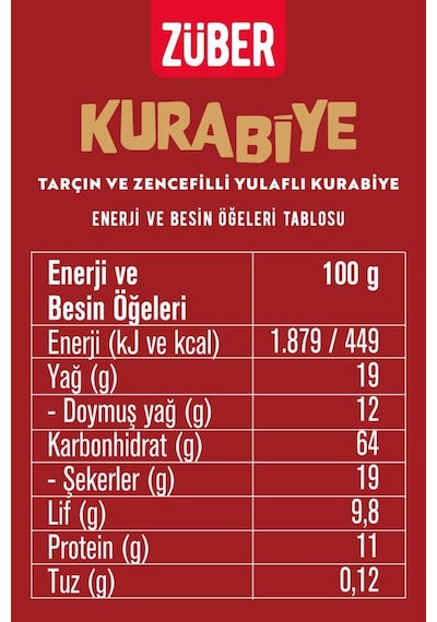Tarçın Ve Zencefilli Yulaflı Kurabiye 80g X 3 Adet