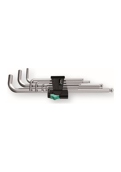 WERA 950/9 PKL Topbaşlı Alyan Anahtar Takımı