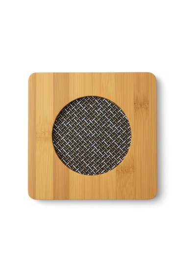 Kare Bambu Nihale Metal Fileli, Isıya Dayanıklı Tencere Ve Çaydanlık Altlığı 16,5 X 16,5 Cm Diğer