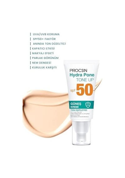 Procsın Hydra Pone Spf 50+ Güneş Kremi 50 Ml 0