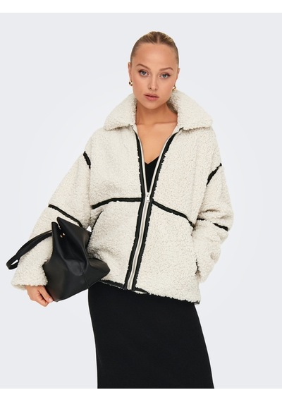Only Onlparıs Teddy Jacket Lıfe Otw Cs Kadın Beyaz Mont - 15322440
