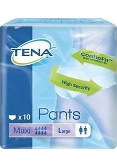 Tena Proskin Pants Maxi 8 Damla Emici Külot Büyük Boy L 10'Lu
