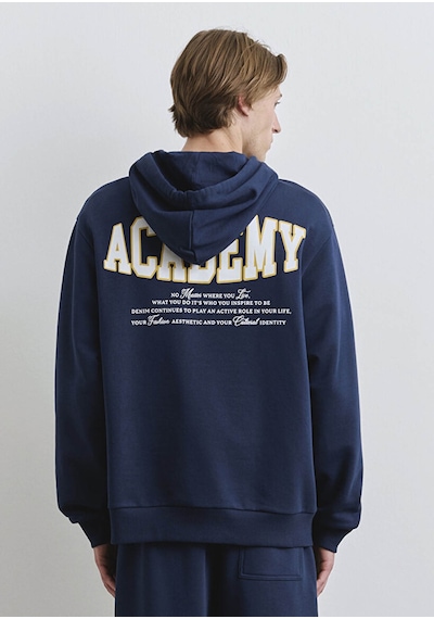 Mavi Academy Kapüşonlu Lacivert Erkek Sweatshirt M0s10375-89353 Lacivert