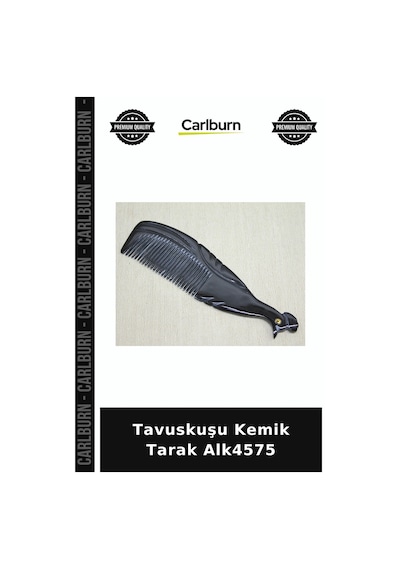 Tavuskuşu Kemik Tarak Stil Sahibi Aksesuar Sac Tarağı