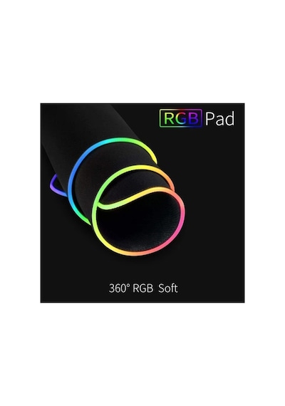 Rgb Led Işıklı Gaming Mousepad Xl 80cm X 30 Cm Büyük Boy Oyuncu Mouse Pad