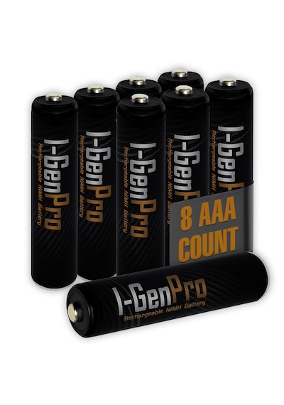 I-Gen G811 8'li Pil Şarj Aleti + 8 Adet AAA Pro 1100 mAh  Şarj Edilebilir İnce Şarjlı Kalem Pilli Set 1.2V Ni-MH