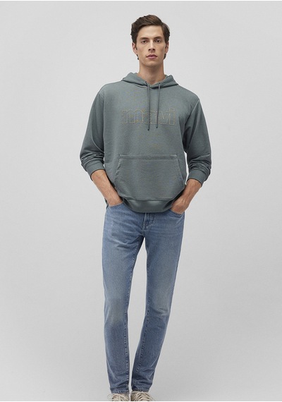 Mavi - Yeşil Sweatshirt 0s10196-71577 Yeşil