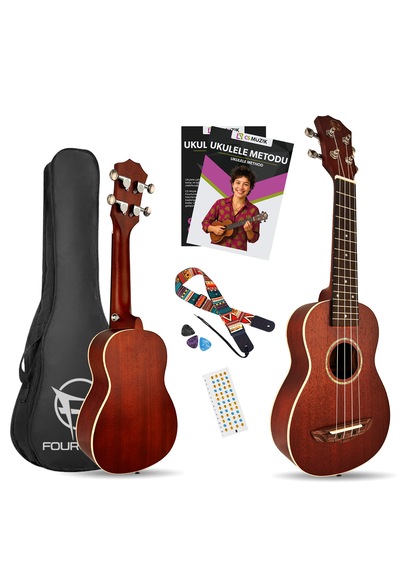 Fourtune Sydra Uks-21mn Soprano Ukulele Maun Hakiki Ağaç Soprano