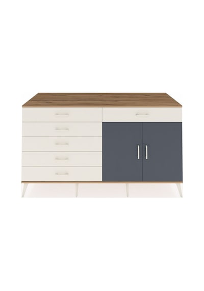 Kronos Konsol Tek Raflı 6 Çekmeceli 2 Kapaklı 176x59x99 Çam-antra Çam-antrasit/aytaşı Kronos Konsol Tek Raflı 6 Çekmeceli 2 Kapaklı 176x59x99 Çam-antra Çam-antrasit/aytaşı