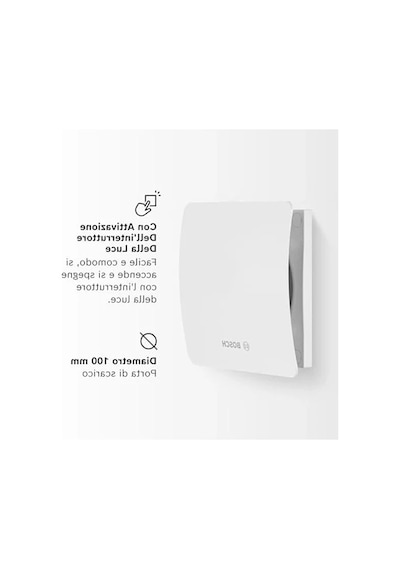 Beyaz Banyo Aspiratörü, 100 Mm Çap İle Etkili Hava Dolaşımı Açık Ahşap