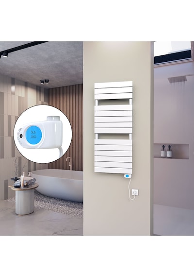 10h Elektrikli Havlupan 500 1180 Beyaz Musa Termostat 600 W