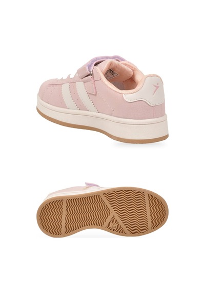 Cool Pudra Cırt Bantlı Kız Çocuk Yürüyüş Ve Spor Ayakkabı Sneaker Coop F