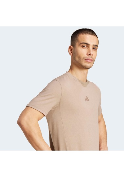 Adidas Designed For Training Erkek Kahverengi Antrenman T-shirt Jx1169