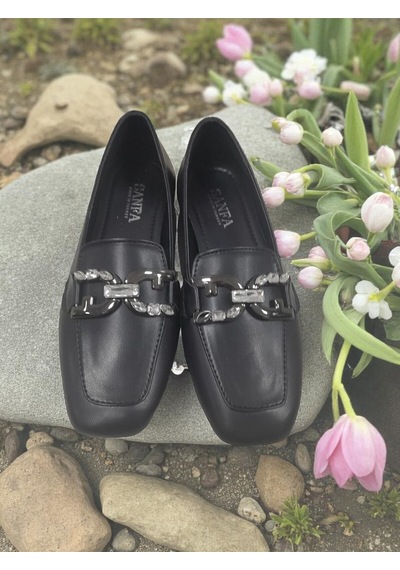 Aska Shoes Günlük Tokalı Babet 2025aska009 Siyah