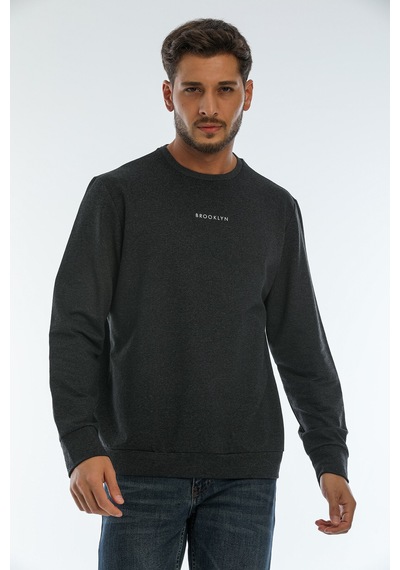 Süperlife Erkek Bisiklet Yaka Regular Fit Brooklyn Baskılı İnce Sweatshirt Spr22sw132 Antrasit Süperlife Erkek Bisiklet Yaka Regular Fit Brooklyn Baskılı İnce Sweatshirt Spr22sw132 Antrasit