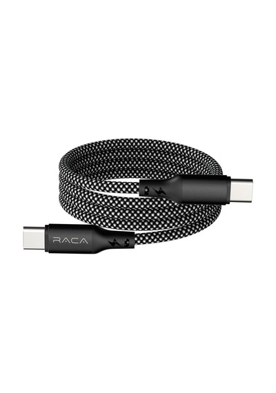 Raca Rc20c 60 Watt Type-c To Type-c Manyetik Şarj Kablosu 1 Metre - Siyah
