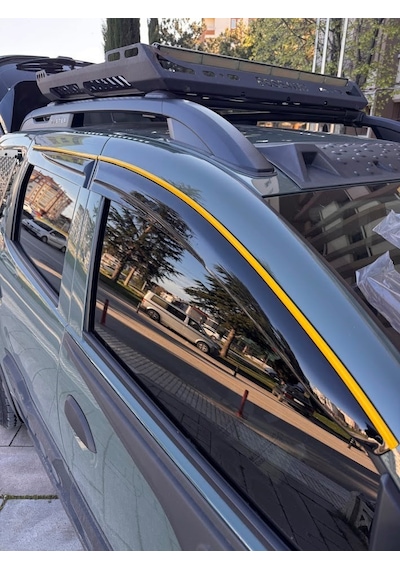Opel Vectra B Cam Rüzgarlığı Sarı Kromlu 4-lü