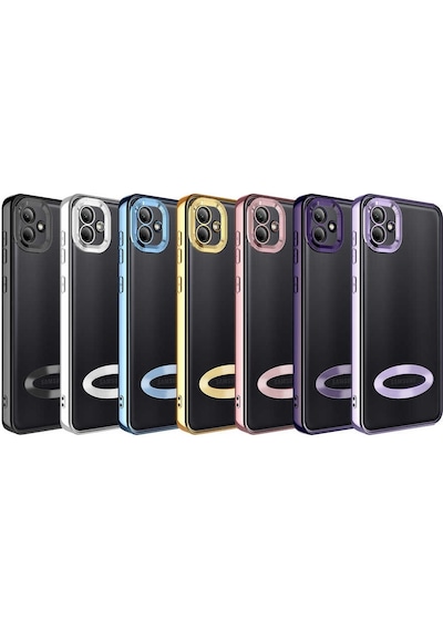 Galaxy Uyumlu A03 Kılıf Kamera Korumalı Logo Gösteren Klfs Omega Kapak - Gümüş Gümüş