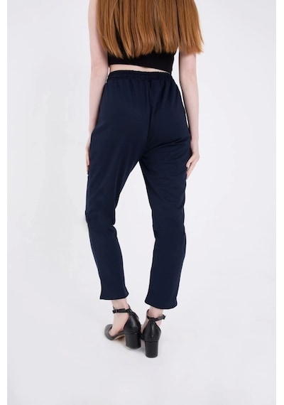 Defymoda Tam Kalıp Basic Eşofman Pantolon - Lacivert Lacivert