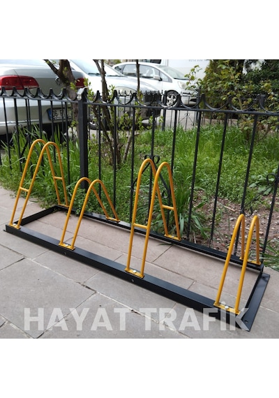 4'lü Bisiklet Park Yeri Ekonomik Çift Yönlü 140 X 40 Cm