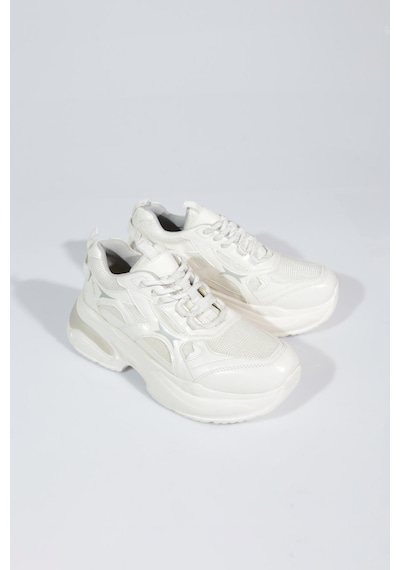 Dgn 71179 Kadin Sneaker Ayakkabi Beyaz