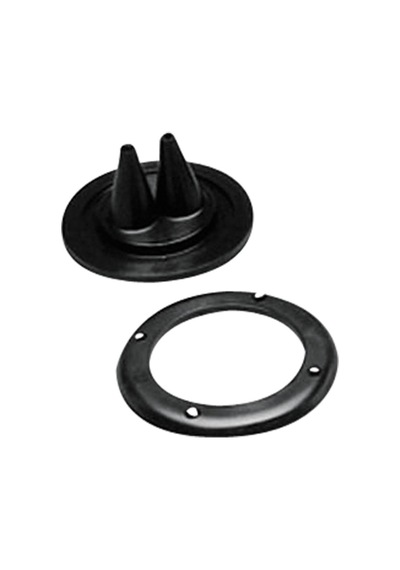 Cable Boot Splited W/Screwed Ring, Ø115Mm, Cut-Out Ø105Mm, Black Siyah