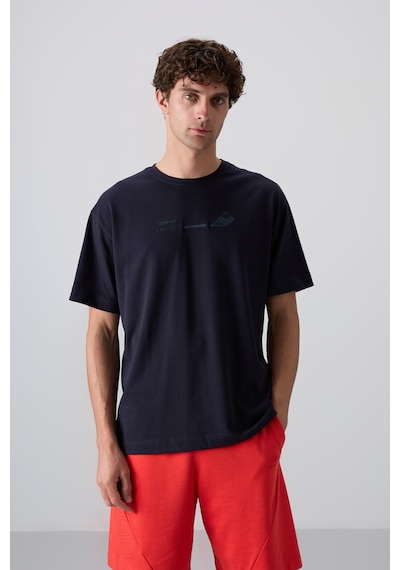 Tommy Life Lacivert Pamuklu Kalın Yumuşak Dokulu Oversize Fit Baskılı Erkek T-shirt - 88330 Lacivert Tommy Life Lacivert Pamuklu Kalın Yumuşak Dokulu Oversize Fit Baskılı Erkek T-shirt - 88330 Lacivert