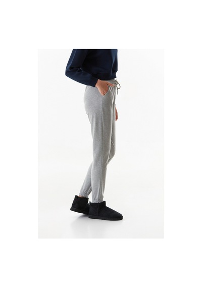 Fullamoda Beli Lastikli Cepli Jogger Eşofman Altı 24mgb7767210136-gri Gri