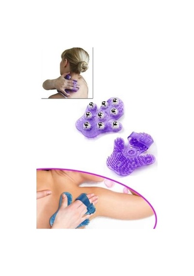 Mey İthalat Masaj Eldiveni 9 Bilyeli Massage Glove Çok Renkli