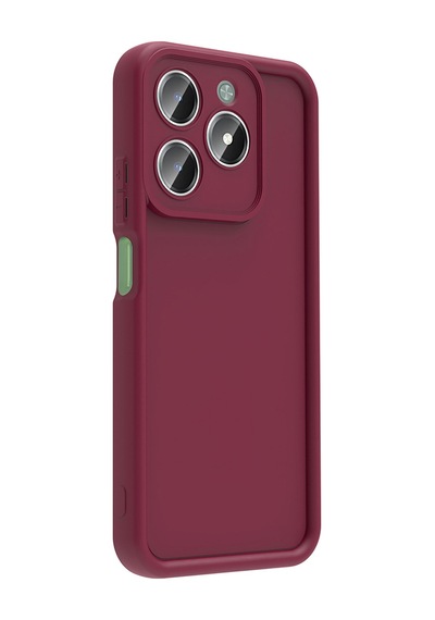 Realme C61 Kılıf Kamera Korumalı Zore Ananas Kapak Siyah