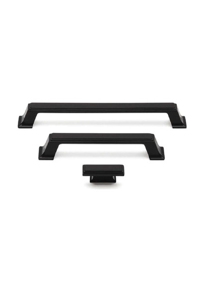 System Mobilya Kulbu Siyah Renk 192mm Kulp Sy4235 0192 Al6 Çok Renkli