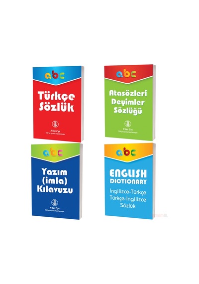 Türkçe Sözlük İngilizce Türkçe Atasözleri Yazım İmla Klavuzu 4Kit