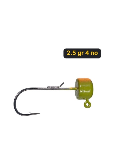 Ryuji Drop Jig Head Green 3 Adet