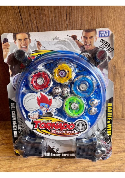 Tornado 4lü Beyblade Set Tornado 4lü Sahalı Beyblade Set Oyuncak