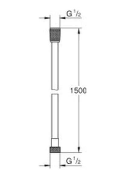 Grohe Silverflex Hortum 1500 Mm - 28364001 Gümüş