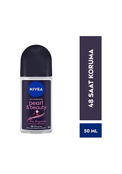 Nıvea Kadın Roll On Deodorant Pearl&beauty Fine Fragrance,72 Saat Anti-perspirant Koruma 50m