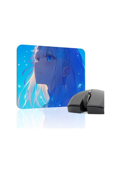 Re Zero Kaymaz Dikişli Kauçuk Oyuncu Mousepad V1 - 22x18 Gaming Mouse Pad Fare Altlığı