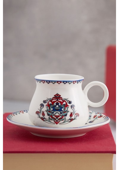 Karaca  Hattat 6 Kişilik Kahve Fincanı Takımı 90 ml