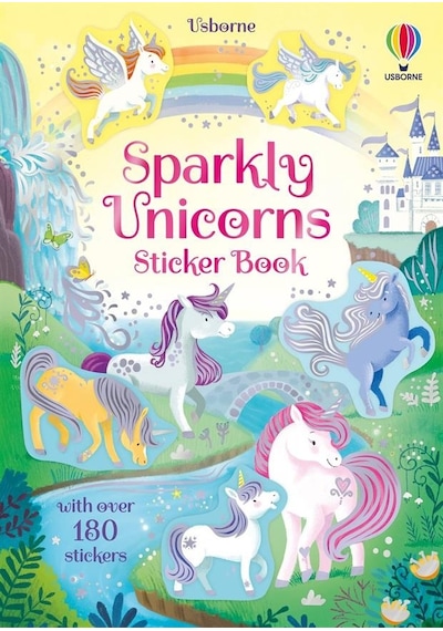 Sparkly Unicorns Sticker Book- Usborne