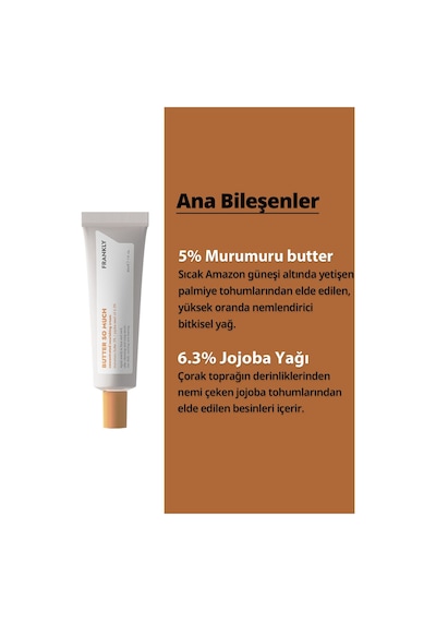 Cilt Bariyeri Güçlendiren Onarıcı Ve Nemlendirici Butter So Much Krem 80ml