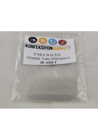 Gömlek Yakası Dikleştirici Yaka Balini 30 Adet