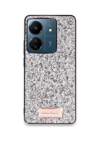 Onegif Xiaomi Redmi 13c Bright Simli Kapak - Gümüş 0.2M-Çok Renkli