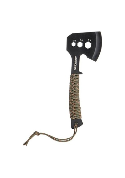 Çok Fonksiyonlu Kamp Baltası, 250mm Uzunlukta Ve Magnezyum Ateşleyici İle