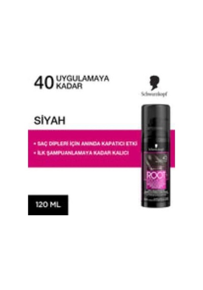 Sprey Boya Siyah 120ml, Kök Retouch İçin Pratik Çözüm