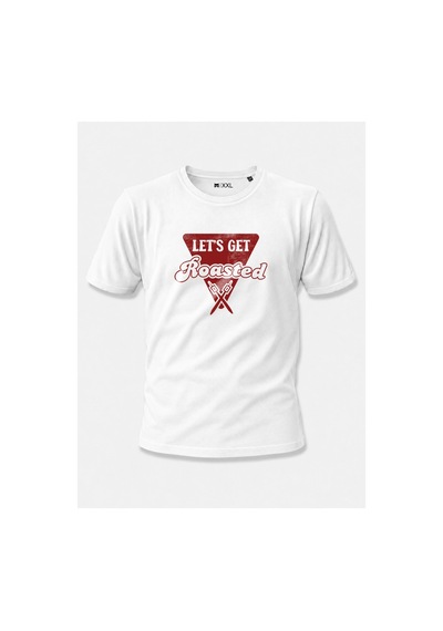 North Whiskers "let's Get Roasted" Marshmallow Baskılı %100 Pamuklu Lacivert Kamp Tişörtü Beyaz - 875671804 Beyaz - 875671804 Beyaz