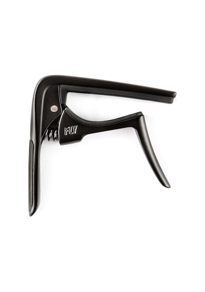 Jim Dunlop 63cbk Trigger Fly Capo Curved Black Gitar Kaposu