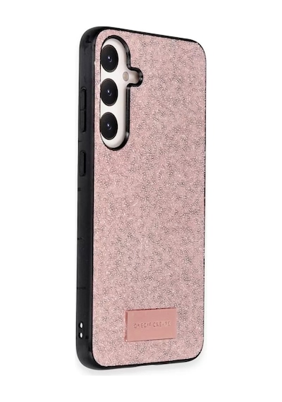 Samsung Galaxy Uyumlu A25 5g Bright Simli Kapak - Pembe Bz8683140745806