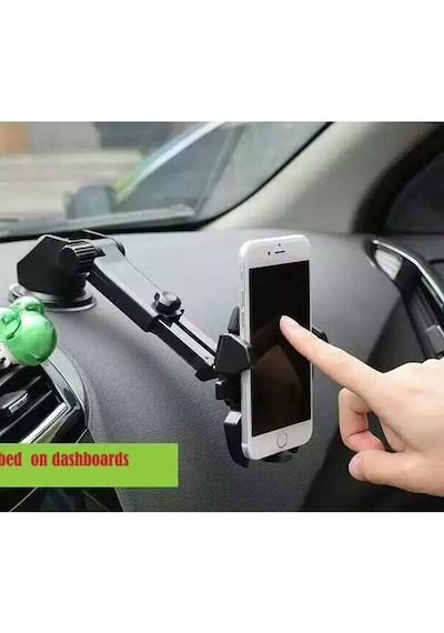 Vantuzlu Torpido Üstü Teleskobik Araç Telefon Tutucu (413705959)