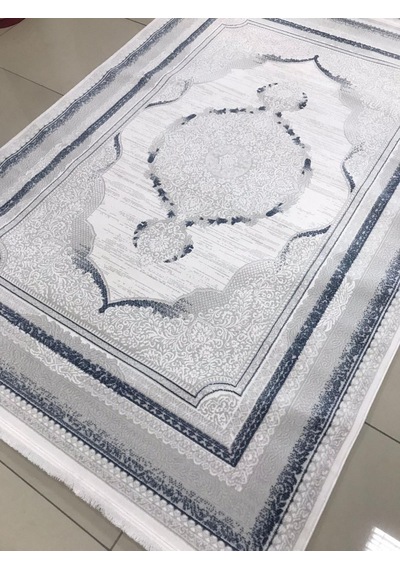Liparis Halı Toscana 314gm Serisi Triko Akrilik Salon Oturma Yatak Odası Halısı Gri - Mavi