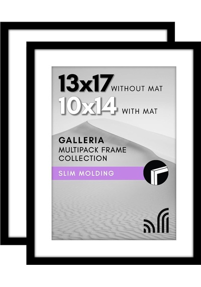 13x17 Poster Çerçevesi 2 İnç Siyah Set - Mat İle 10x14 Resim Çerçevesi Veya 13x17 Mat Olmayan Çerçeve Olarak Kullanın - Yatay Veya Dikey Ekran İçin Pleksiglas Kapaklı Kolaj Resim 13x17 Poster Çerçevesi 2 İnç Siyah Set - Mat İle 10x14 Resim Çerçevesi Veya 13x17 Mat Olmayan Çerçeve Olarak Kullanın - Yatay Veya Dikey Ekran İçin Pleksiglas Kapaklı Kolaj Resim
